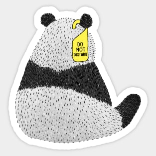 Lonely Panda Sticker